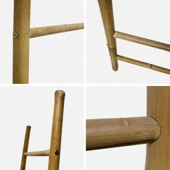 Decorative bamboo ladder with 6 uprights