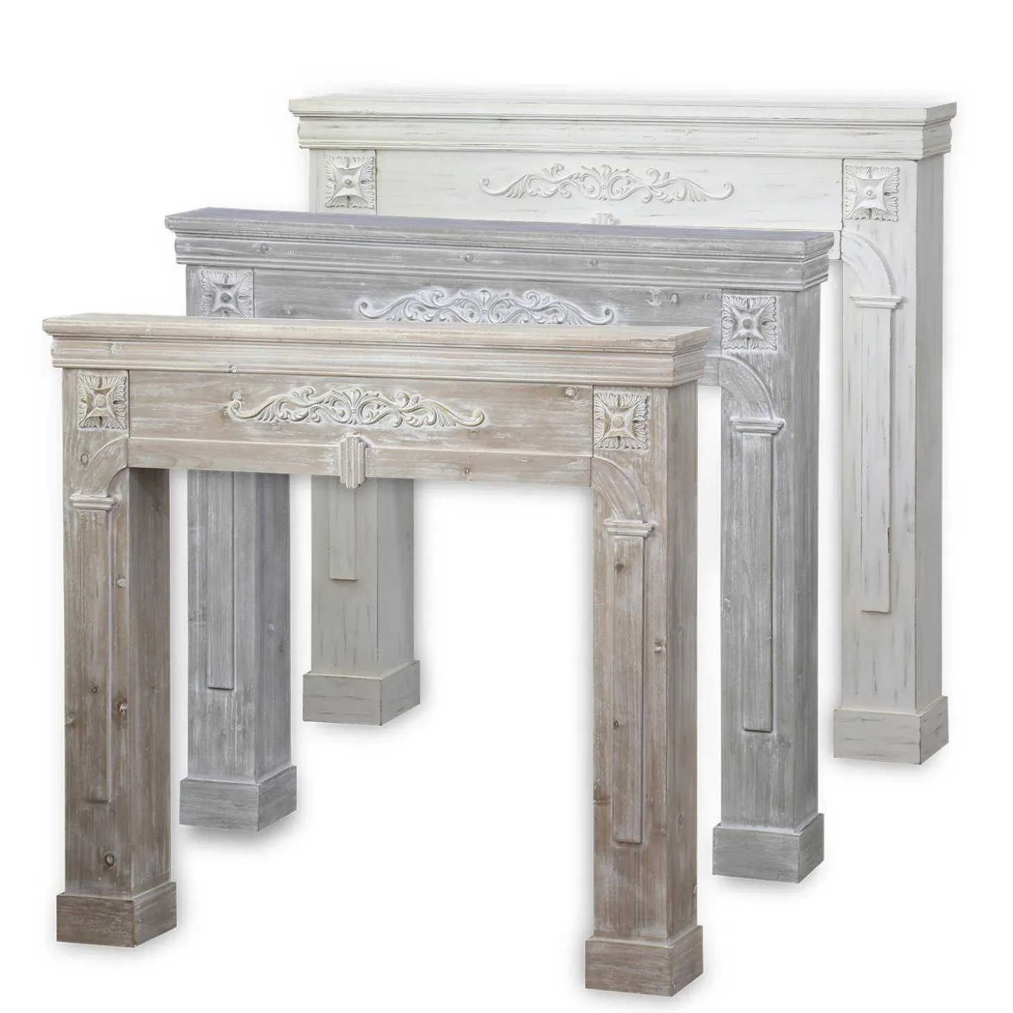 Decorative fireplace surround