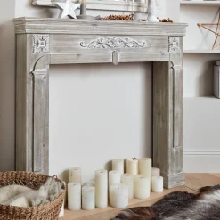 Decorative fireplace surround
