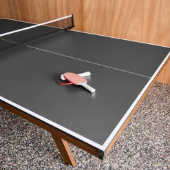 Deluxe indoor table tennis table with 2 bats and 3 balls