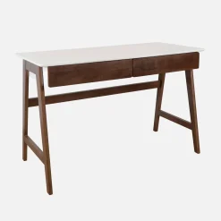Desk wood decor 2 drawers