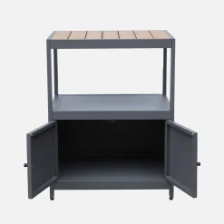 2 doors aluminum outdoor and polywood kitchen