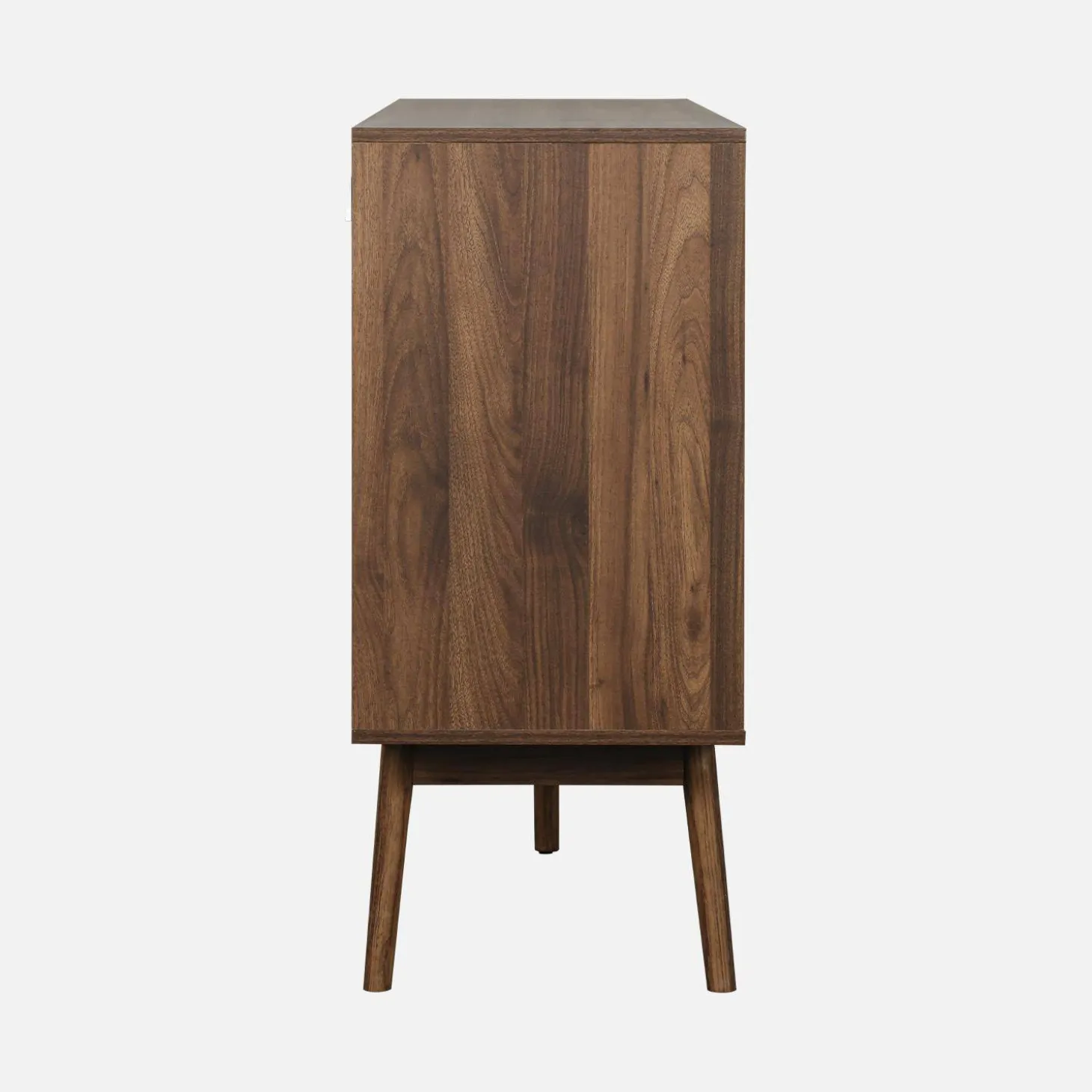 2-door scandi-style buffet with wood effect