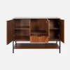 3-door walnut sideboard
