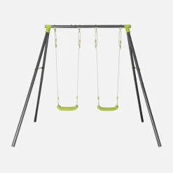 Double metal swing set