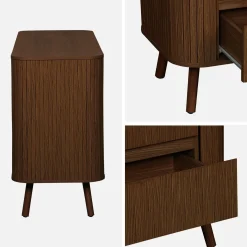 6-drawer chest, natural striated decor