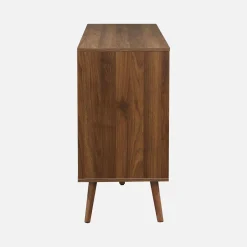 6-drawer chest with wood effect