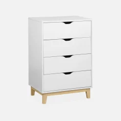 4-drawer scandi-style chest