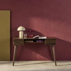 2-drawers wooden effect desk