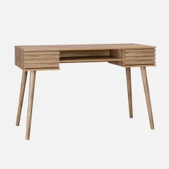 2-drawers wooden effect desk