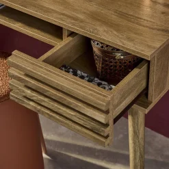 2-drawers wooden effect desk