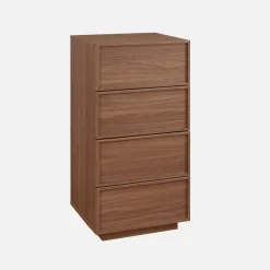 4-drawer wood effect dresser