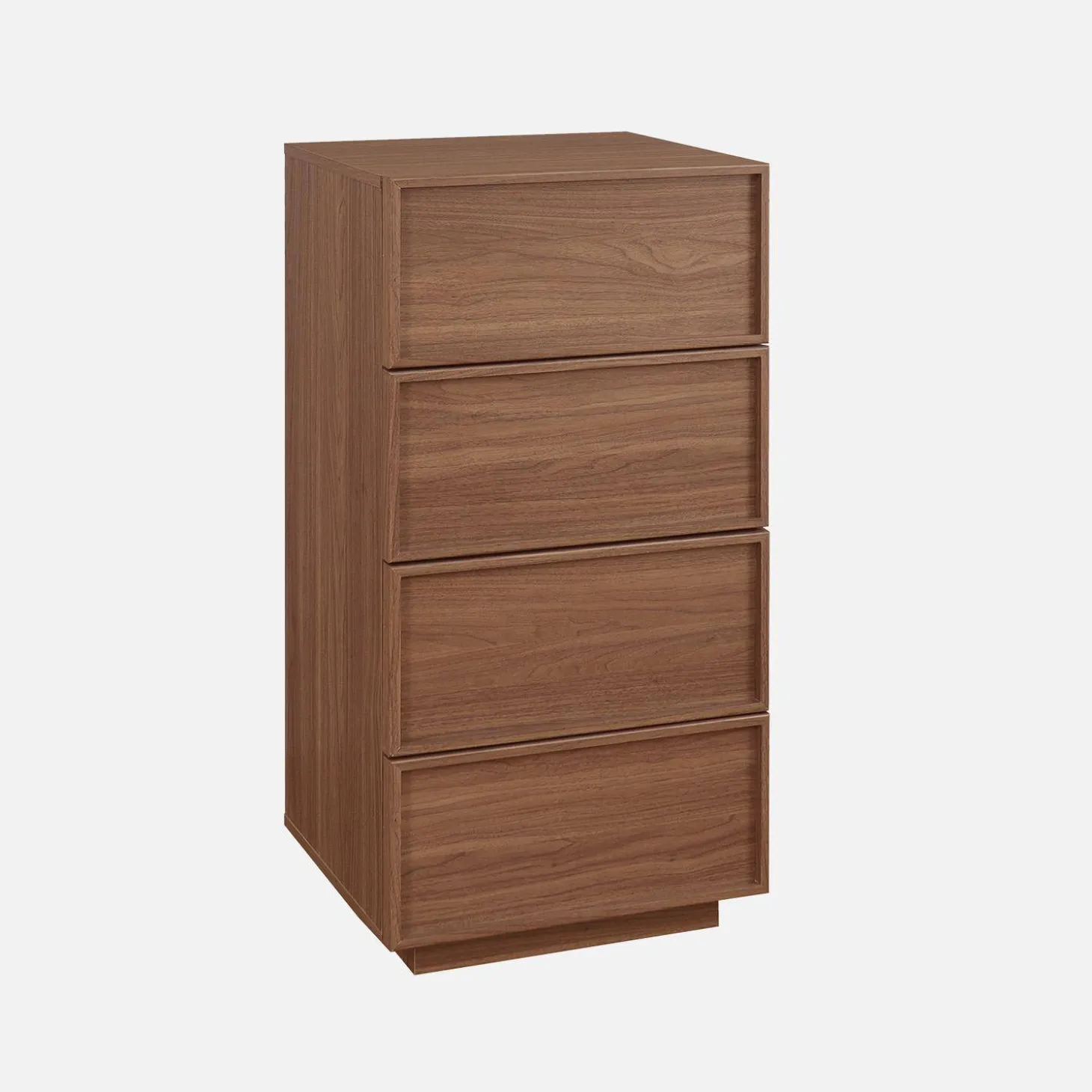 4-drawer wood effect dresser