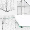 Enclosure for chicken coop and aviary galvanized steel