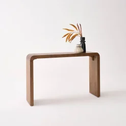 Exotic Acacia Wood Console