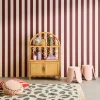 Exotic children's bookshelf in natural rattan