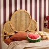 Exotic Rattan Headboard for Children's Bed 90 x 100 cm