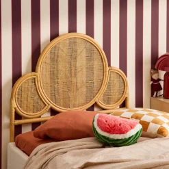 Exotic Rattan Headboard for Children's Bed 90 x 100 cm