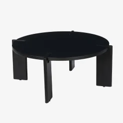 Exotic Round Solid Wood Coffee Table