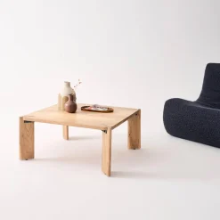 Exotic Square Solid Wood Coffee Table