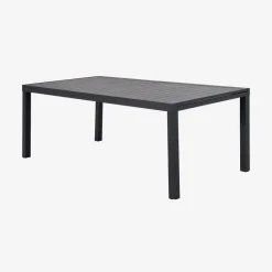 Extendable aluminium garden table for 10-12 people