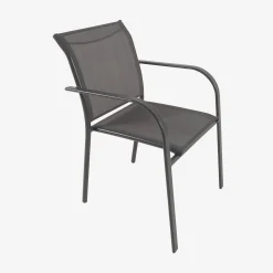 Extendable aluminum garden table 180/240/300cm + 10 armchairs