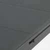 Extendable aluminum garden table 180/240,5 cm seats 8