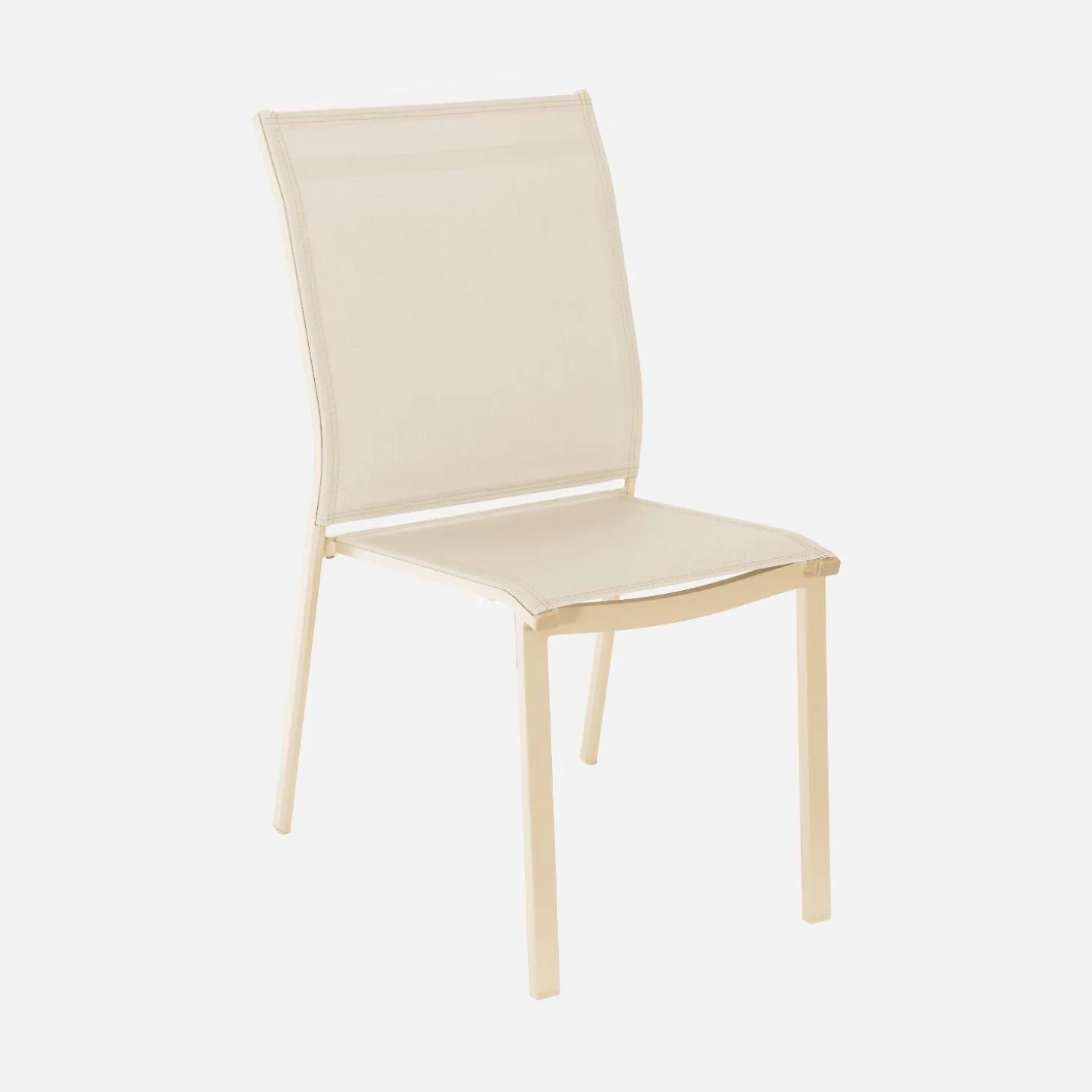 Extendable garden table aluminium + 12 seats