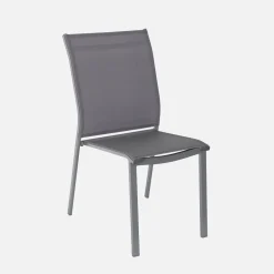 Extendable garden table aluminium + 12 seats