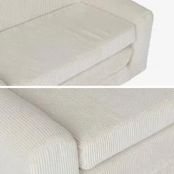 Foldable children's sofa bed corduroy