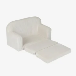 Foldable children's sofa bed corduroy