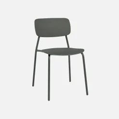 Folding metal garden table + 6 chairs