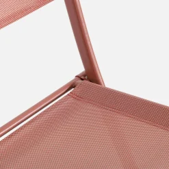 Folding steel garden table + 4 chairs