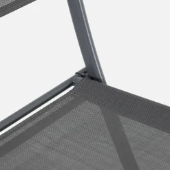 Folding steel garden table + 4 chairs
