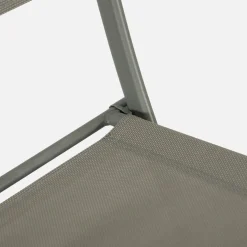 Folding steel garden table + 4 chairs