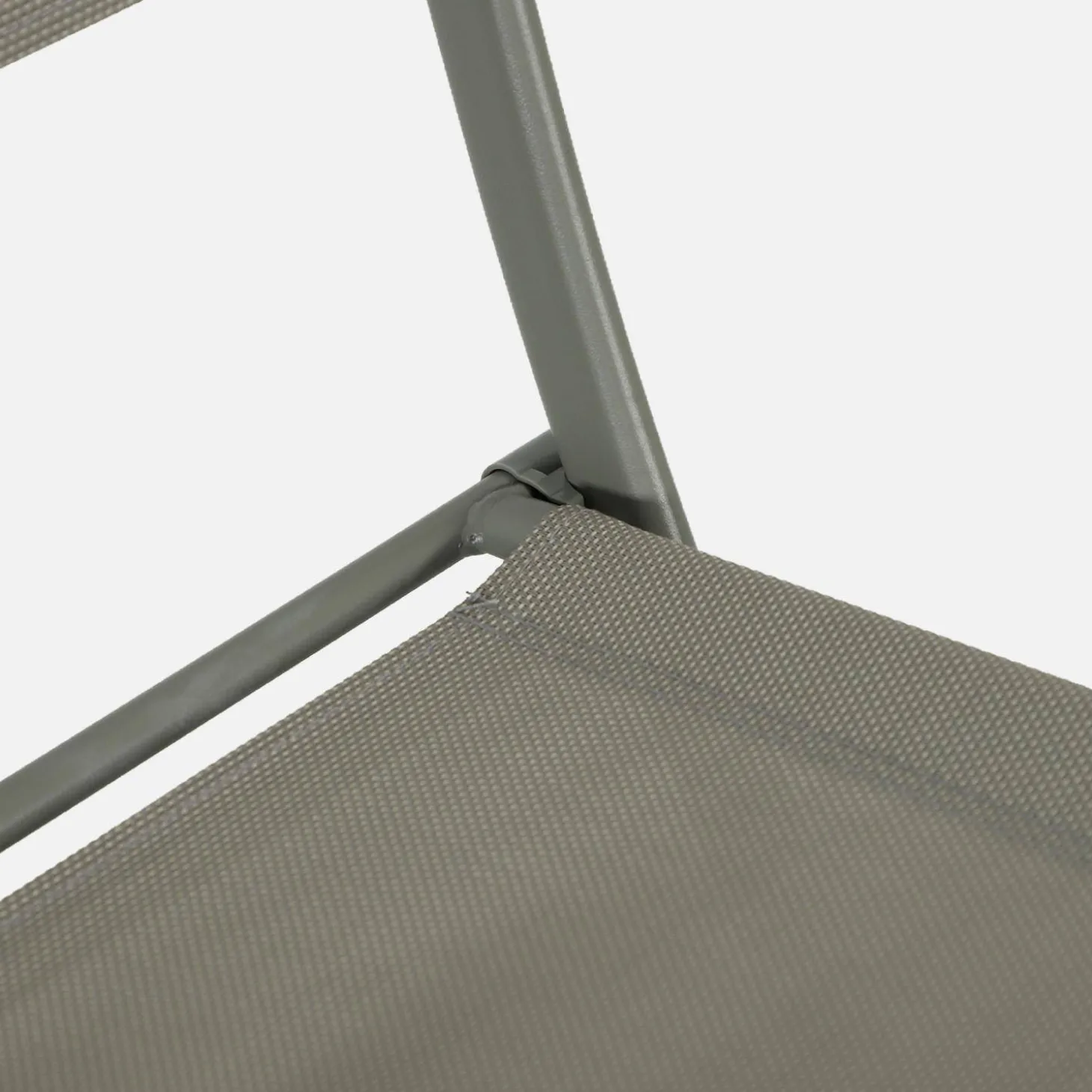 Folding steel garden table + 4 chairs
