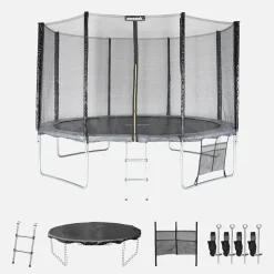 12ft Trampoline 370cm with accessories kit