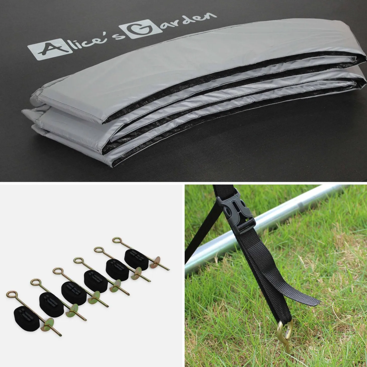 16ft trampoline with accessory kit