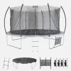 14ft trampoline with inner safety net and accessories kit