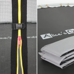 16ft trampoline with safety net