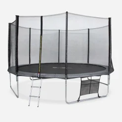 14ft trampoline with safety net and accessories kit