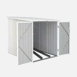 Galvanized steel bike shelter with anchoring kit - 2 bikes