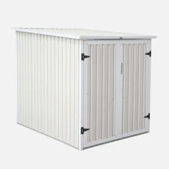 Galvanized steel bike shelter with anchoring kit - 2 bikes
