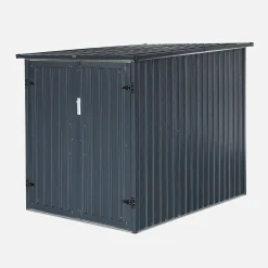 Galvanized steel bike shelter with anchoring kit - 2 bikes