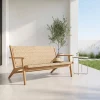 Garden bench acacia wood 2-Seater