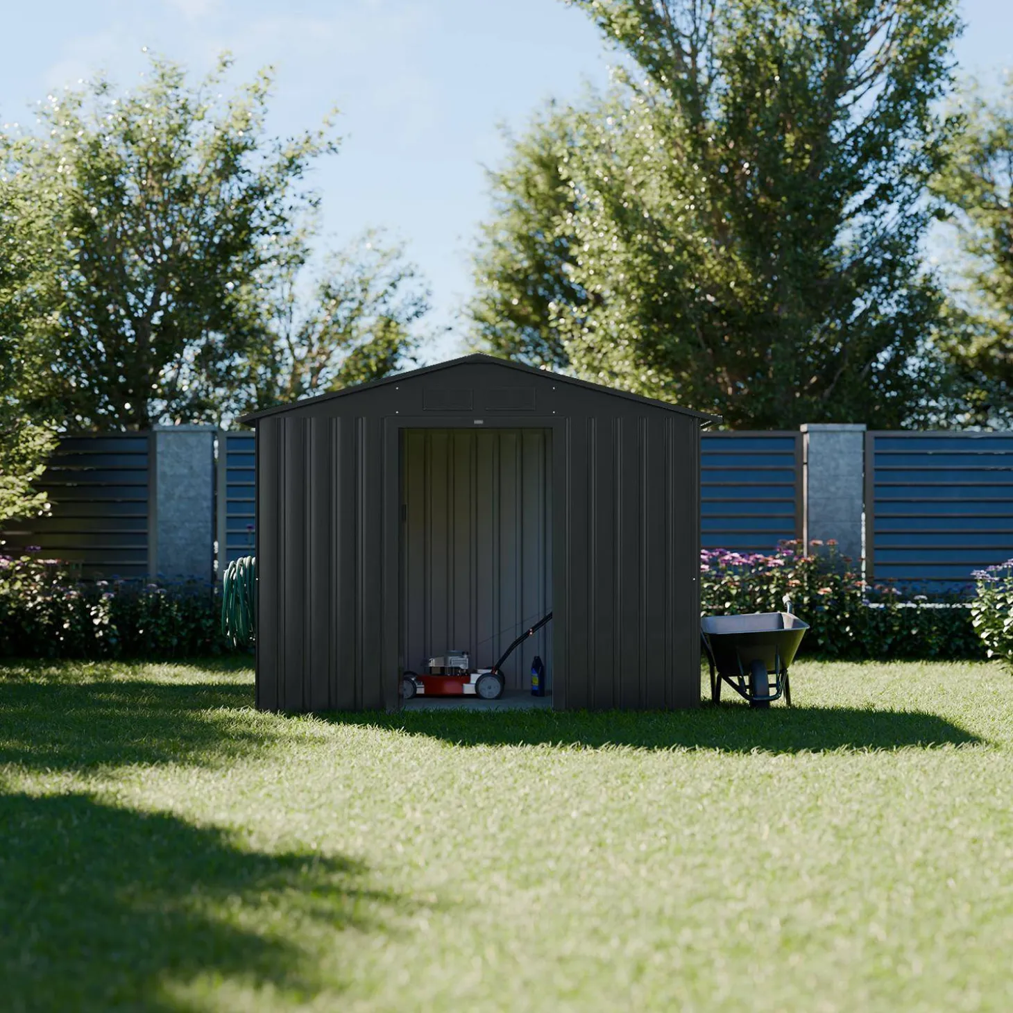 Garden shelter 2.71m² with anchor kit