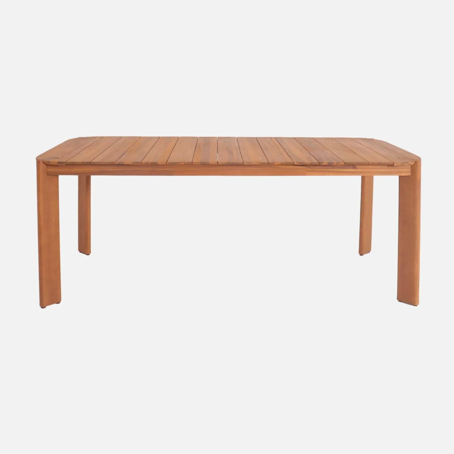 Garden table acacia wood 200cm seats 6