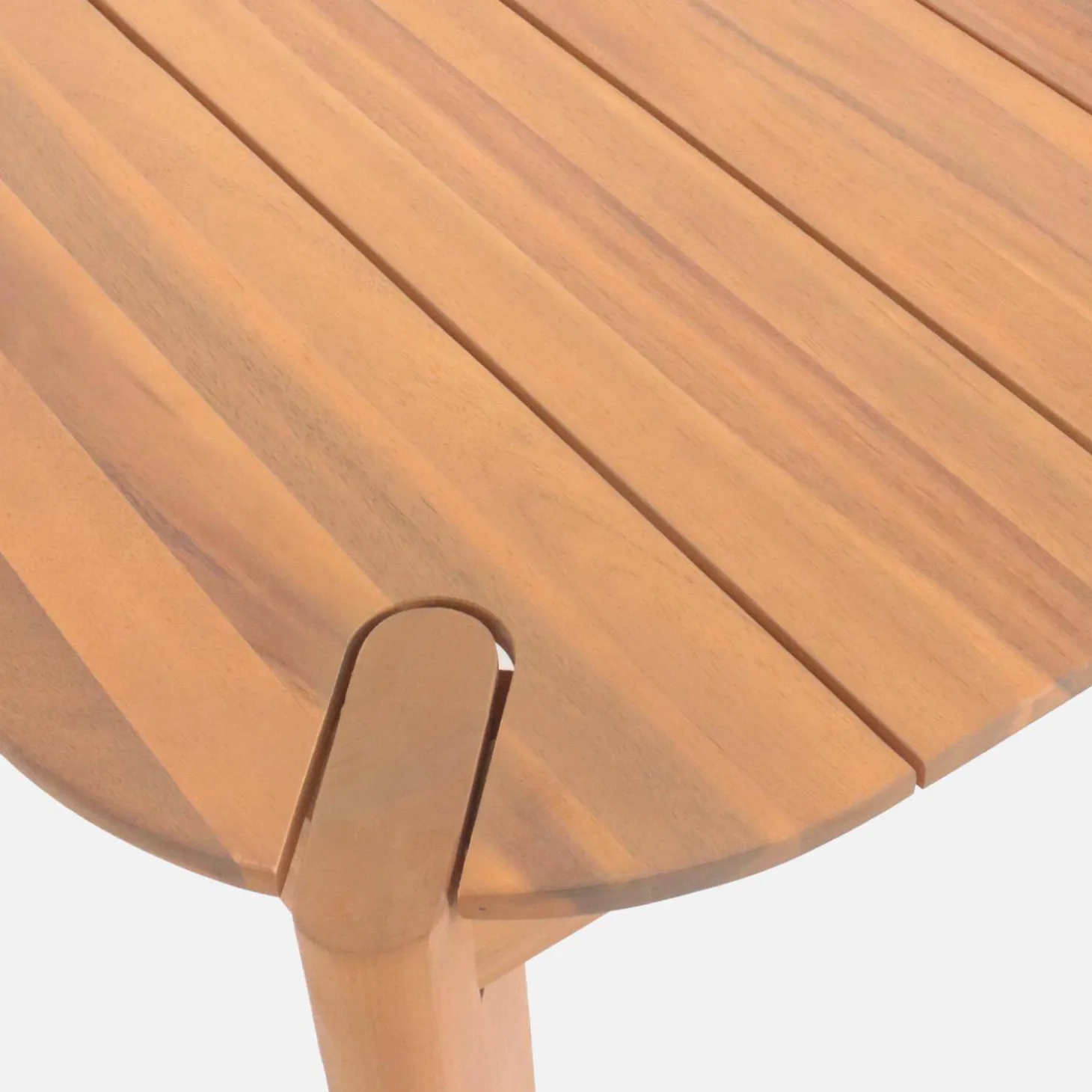 Garden table acacia wood 200cm seats 6