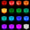 Hanging LED cube lamp with remote control, 16 colours