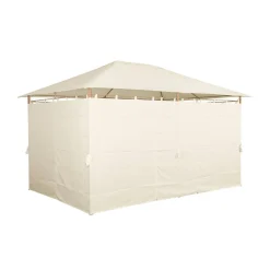 Heavy duty 3x4m gazebo with curtains